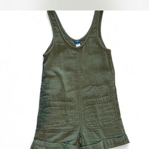 Old Navy Kids Overalls in Forest Green